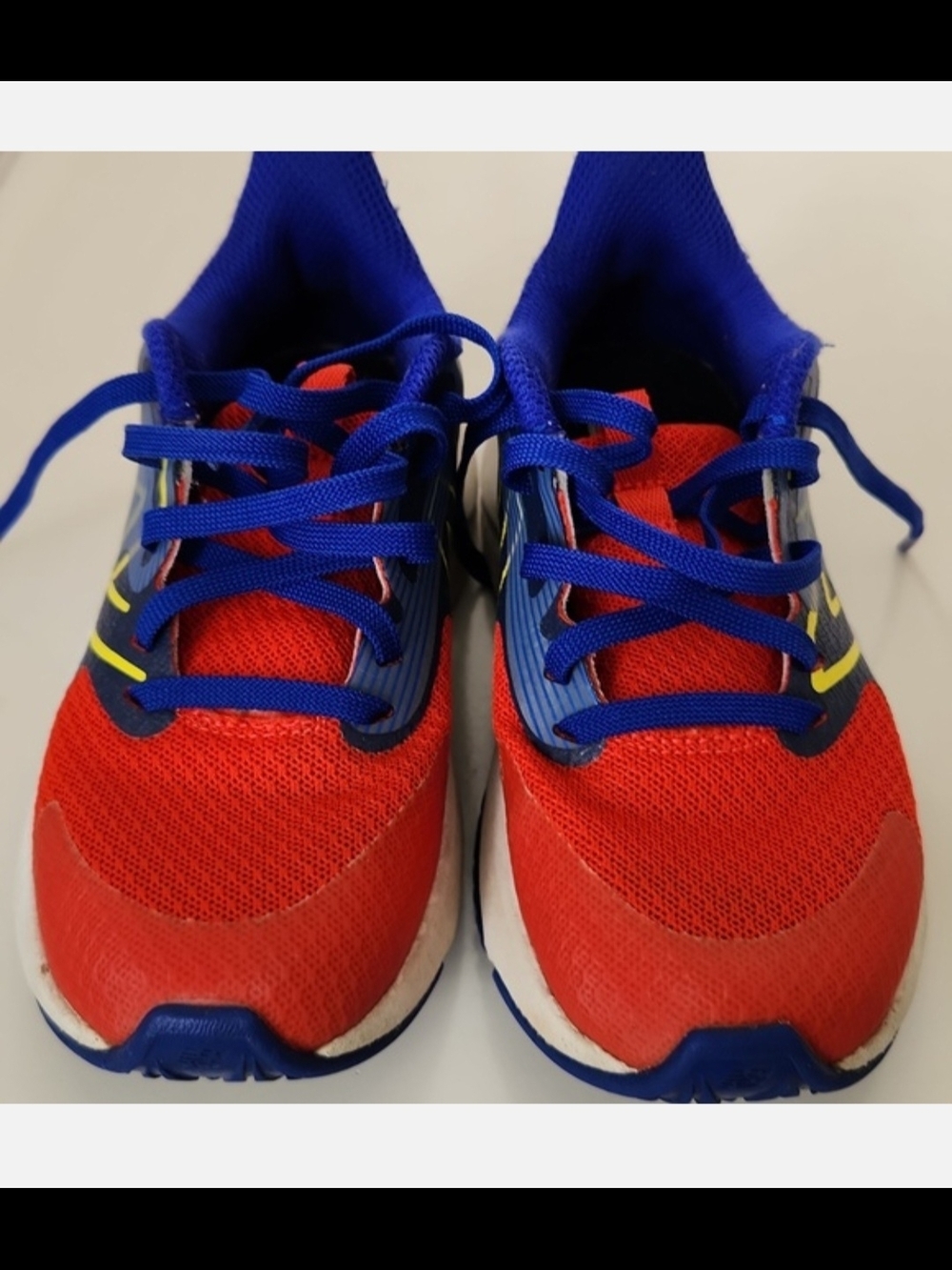 New Balance Red and Blue Kids Sneakers